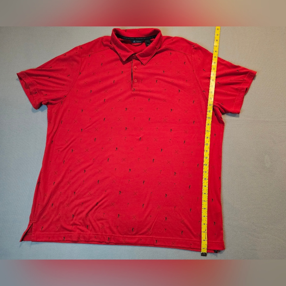Adidas Adicross Men's Red Polo Shirt‎ 2XL